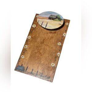 Hand painted wooden clipboard. So cute!
